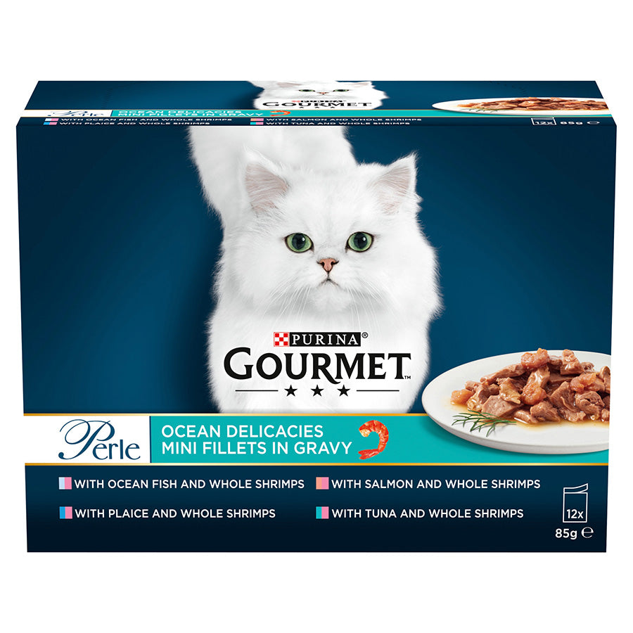Gourmet Pouch Ocean Delicacies 12 Pack ( 12 x 85g ) x 4 packs
