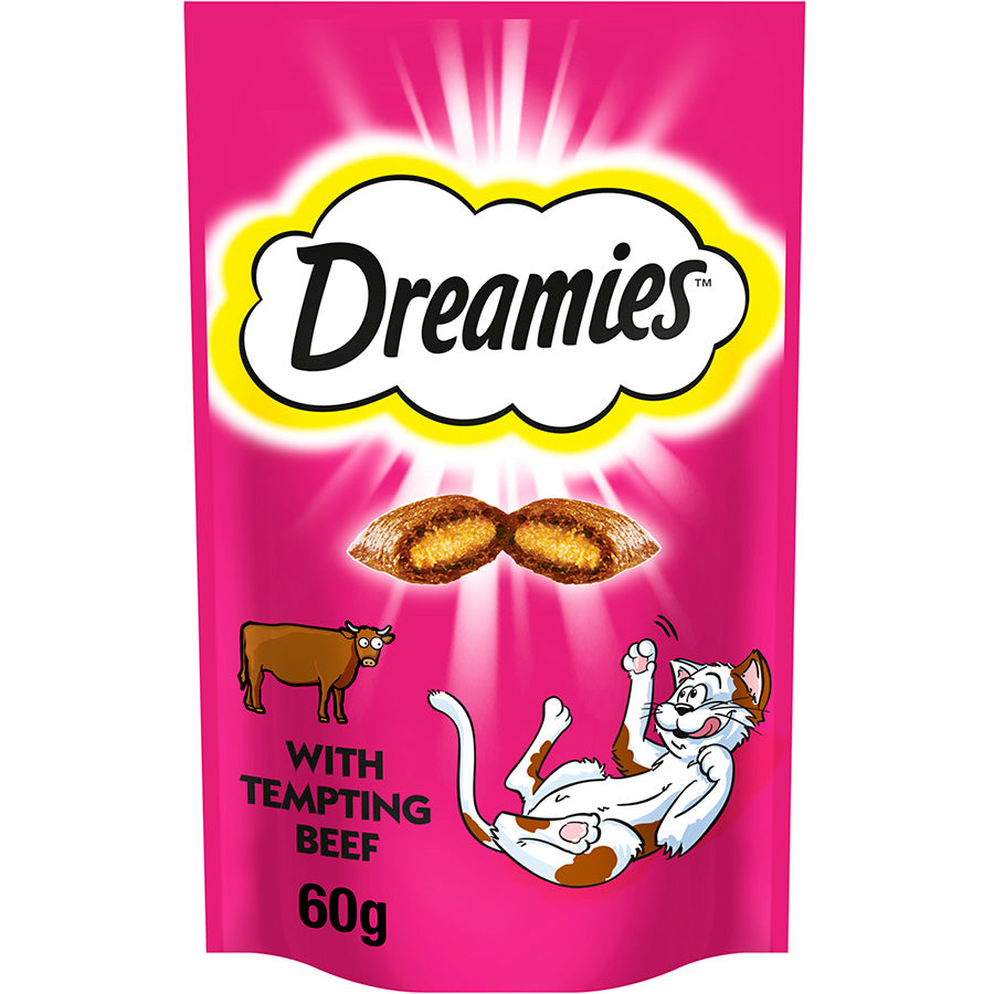 Dreamies Treats for Cats – Full Flavour Range (60g x 8)