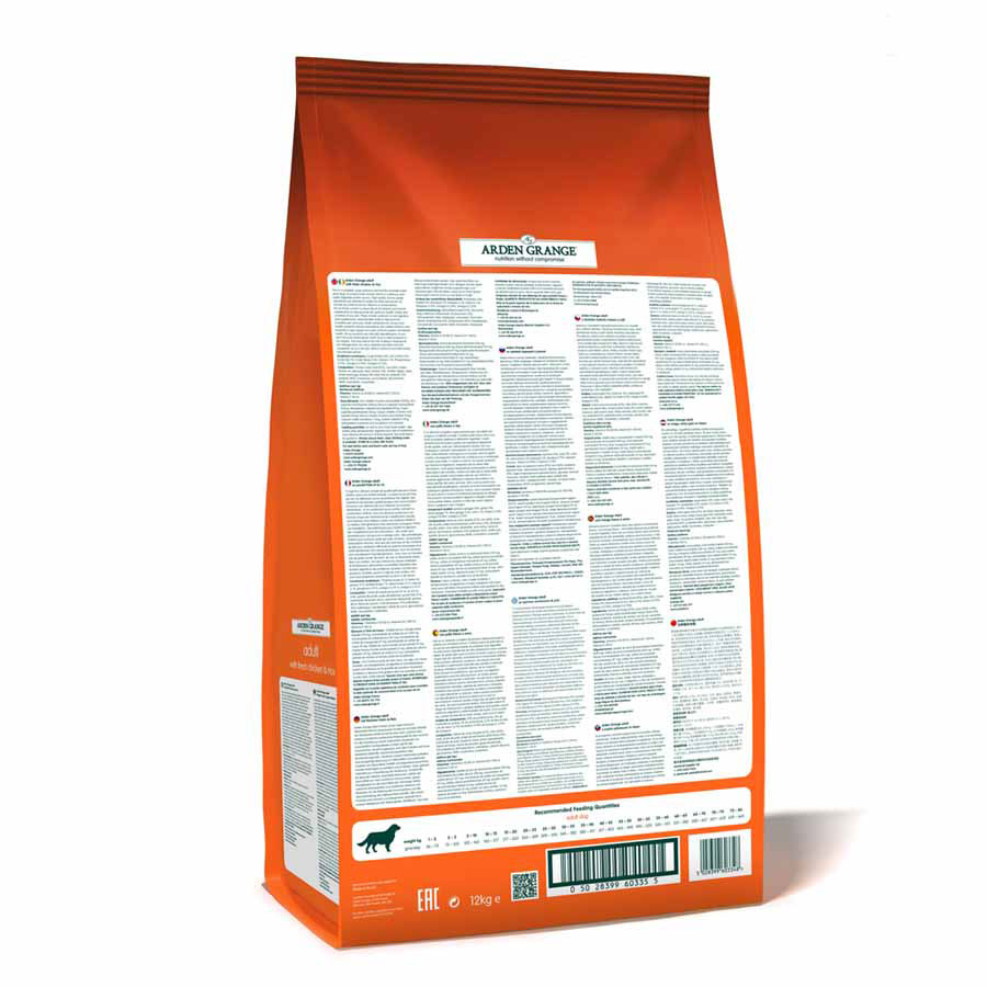 Arden Grange Adult Dog Chicken & Rice - 12kg