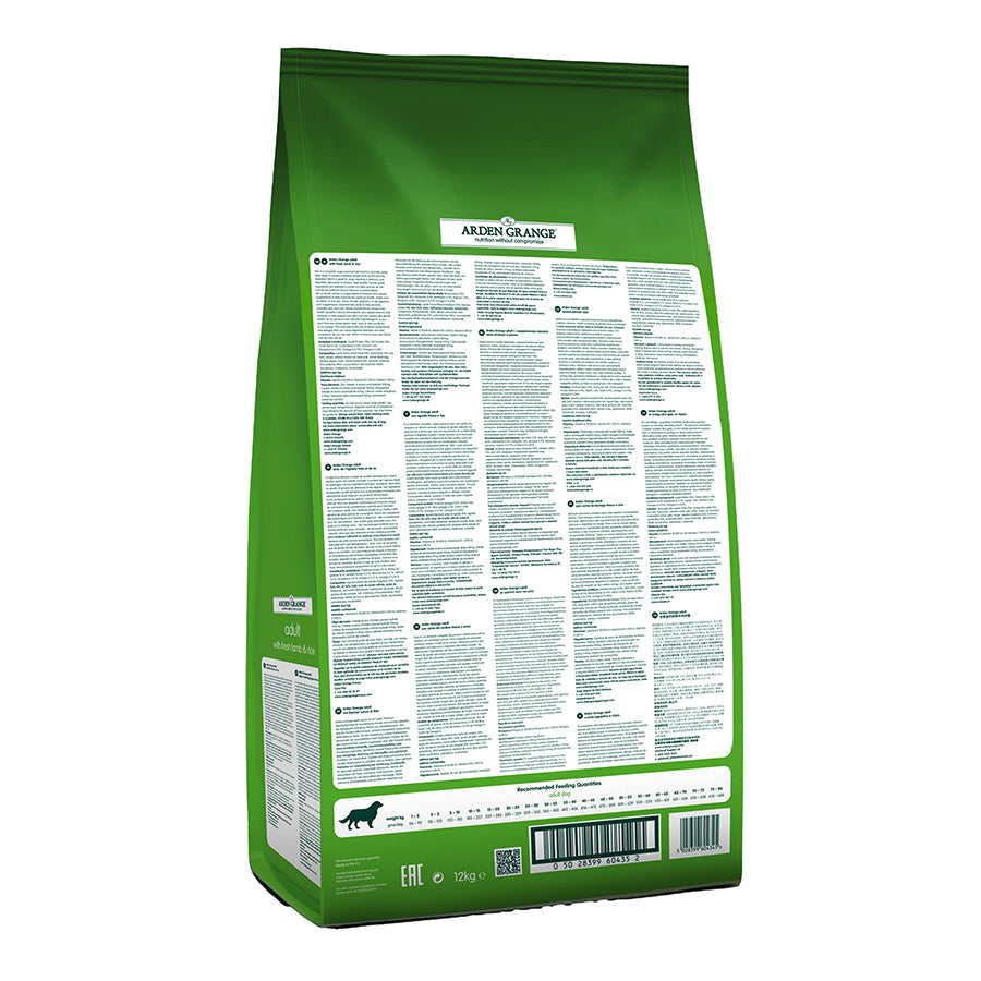 Arden Grange Dog Adult Lamb & Rice - 6kg
