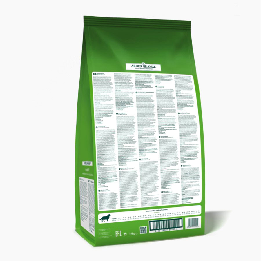 Arden Grange Dog Adult Lamb & Rice - 12kg
