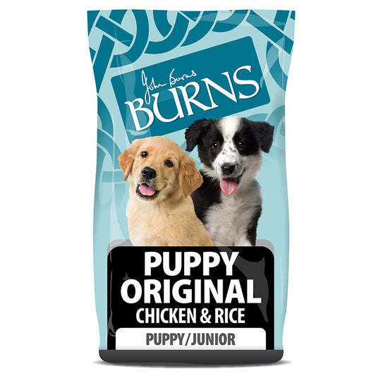Burns Puppy Original Chicken and Rice Dog Dry Food- 12kg
