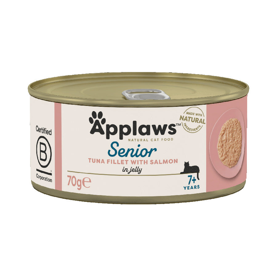 Applaws Natural Wet Senior Cat Food Tuna with Salmon in Jelly - ( 24 × 70g )