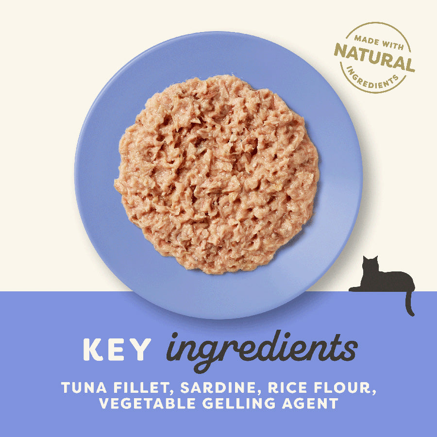 Applaws Natural Wet Senior Cat Food Tuna Fillet with Sardine in Jelly - ( 24 x 70g )