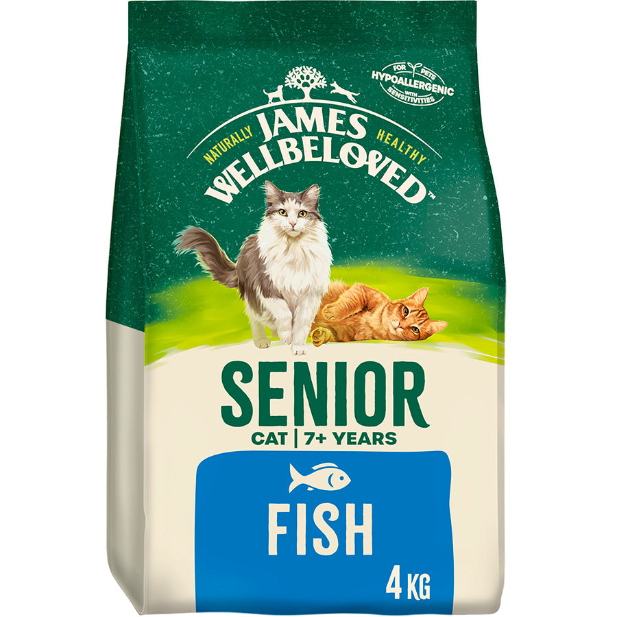 James Wellbeloved Senior Dry Cat Food Fish - 4kg
