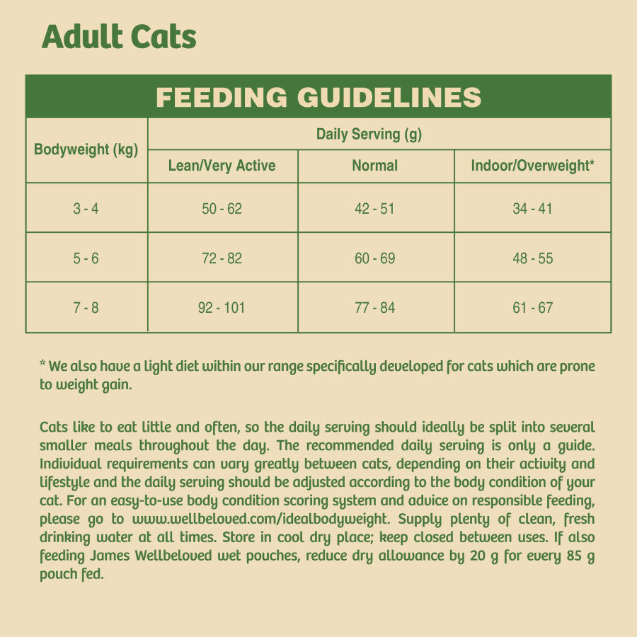 James Wellbeloved Grain Free Adult Dry Cat Food Turkey - 1.5kg