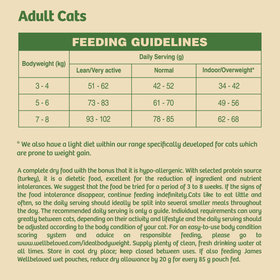 James Wellbeloved Oral Health Adult Dry Cat Food Turkey - 1.5kg