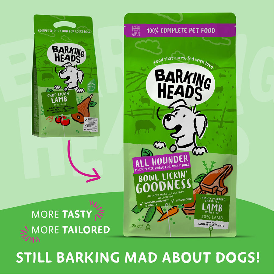 Barking Heads All Hounder Bowl Lickin' Goodness Lamb - 2kg