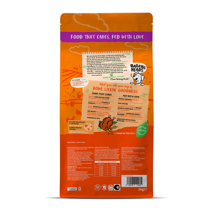 Barking Heads All Hounder Bowl Lickin' Goodness Chicken - 2kg