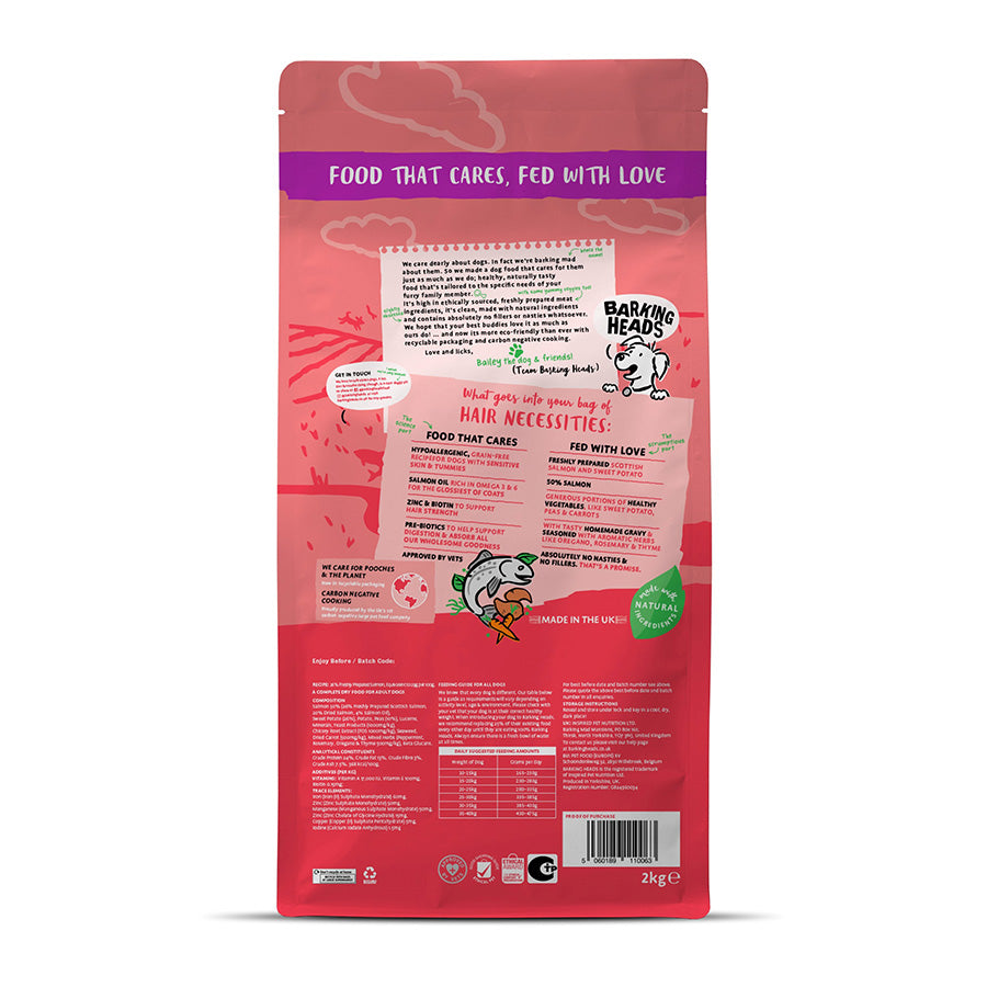 Barking Heads All Hounder Hair Necessities Salmon - 2kg