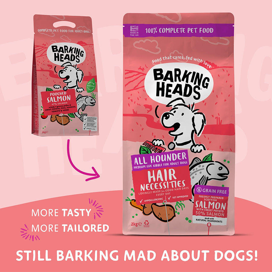 Barking Heads All Hounder Hair Necessities Salmon - 2kg