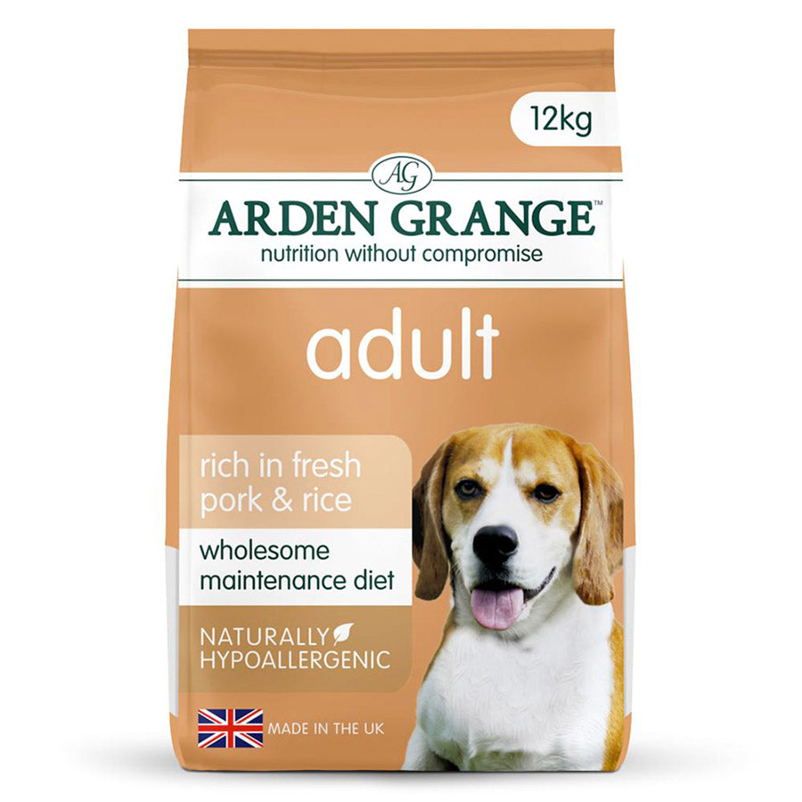 Arden Grange Dog Adult Pork & Rice - 12kg