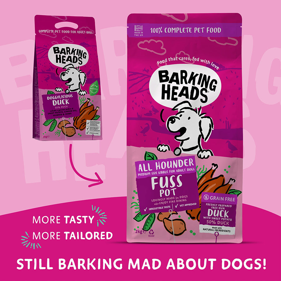Barking Heads All Hounder Fuss Pot Duck - 2kg