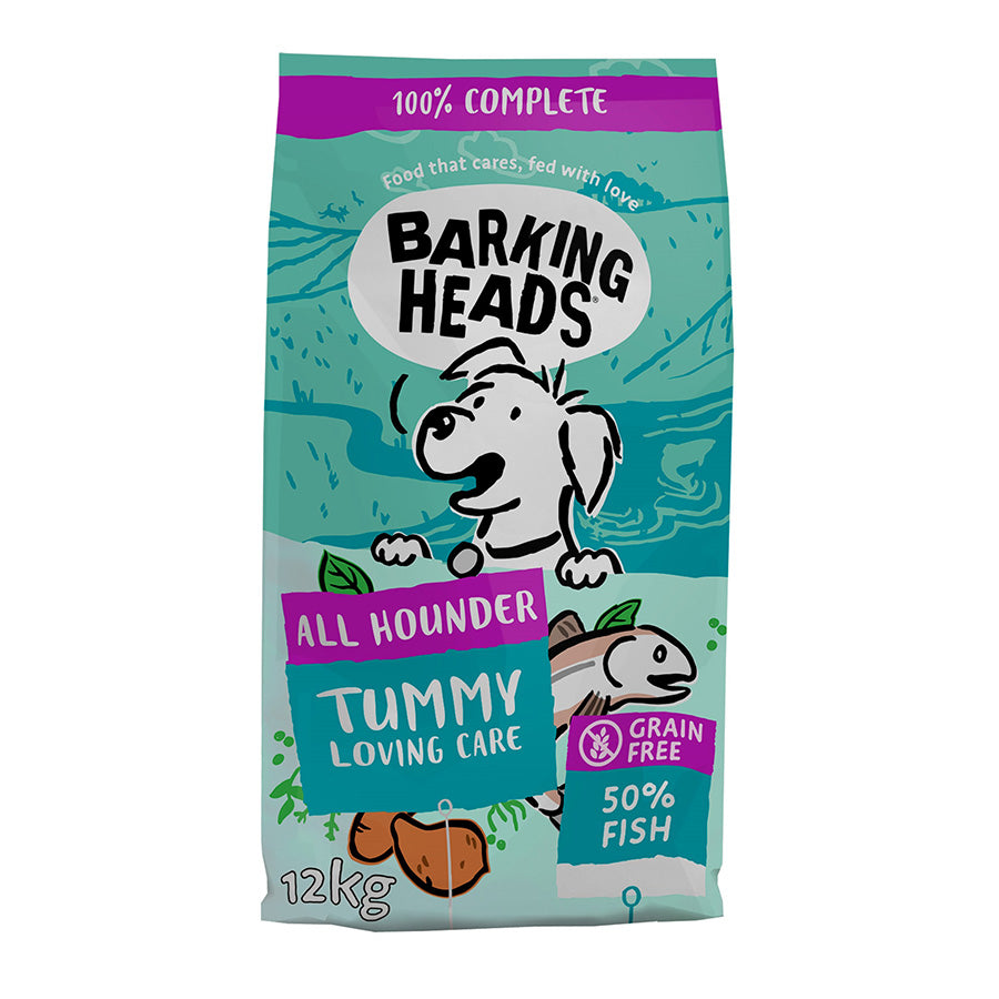 Barking Heads All Hounder Tummy Loving Care Fish - 12kg