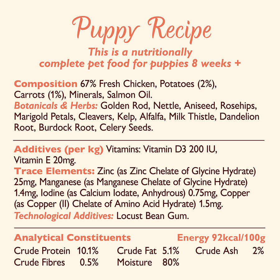Lily's Kitchen Puppy Chicken Recipe ( 400g x 6 )