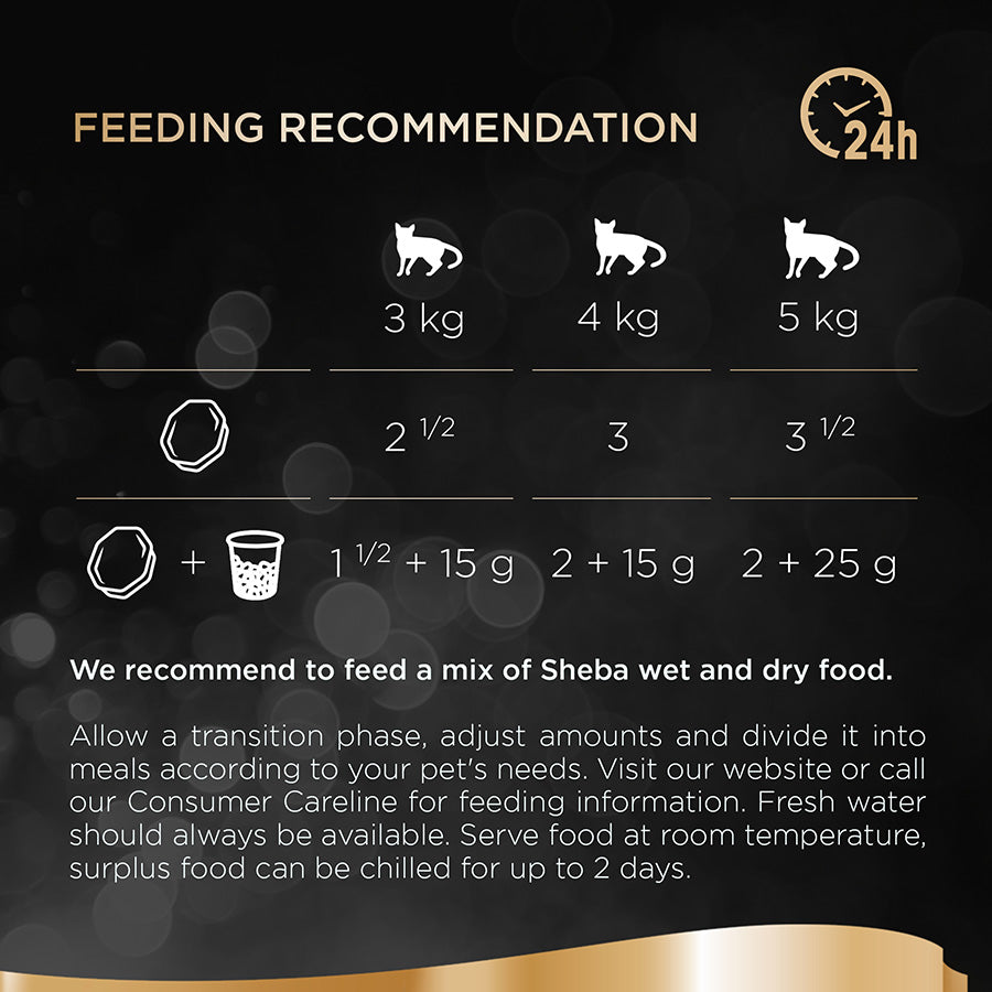 Sheba Select Slices Cat Food Tray with Chicken in Gravy ( 85g × 22 )