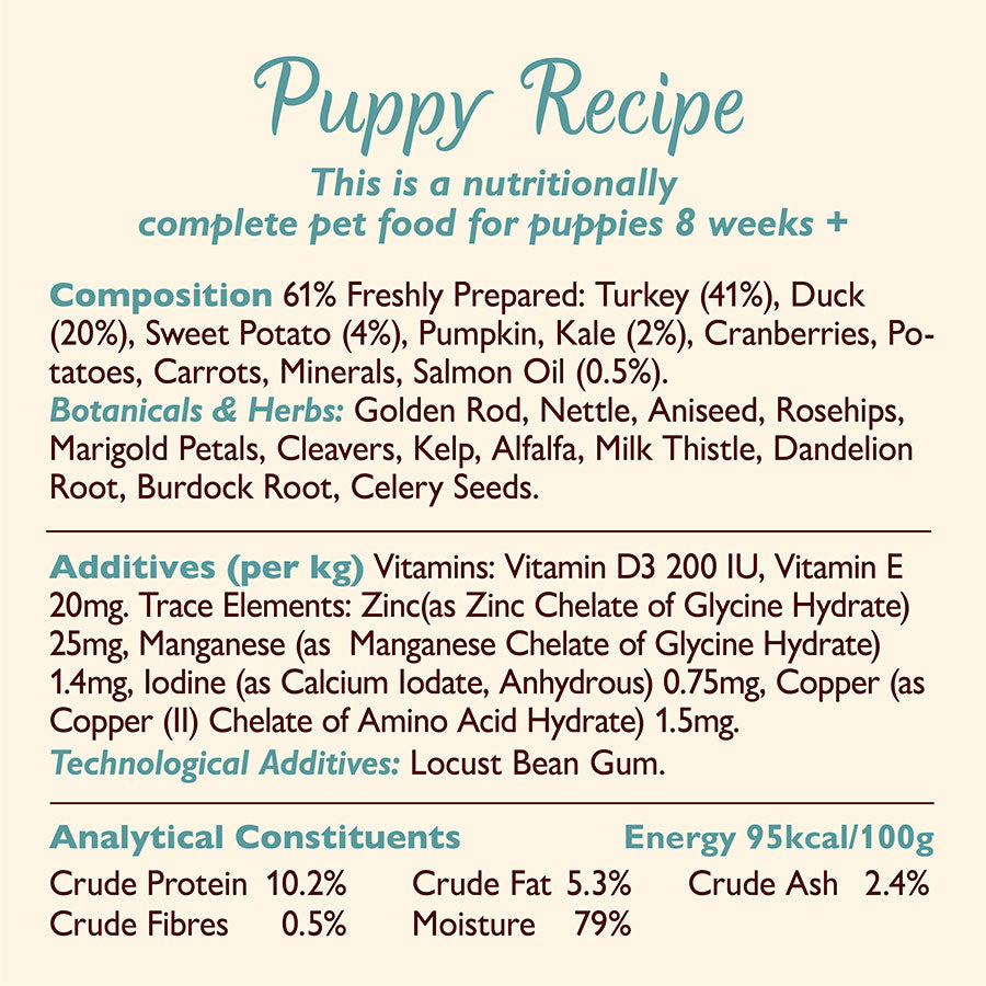 Lily's Kitchen Puppy Recipe Turkey & Duck ( 150g x 10 )