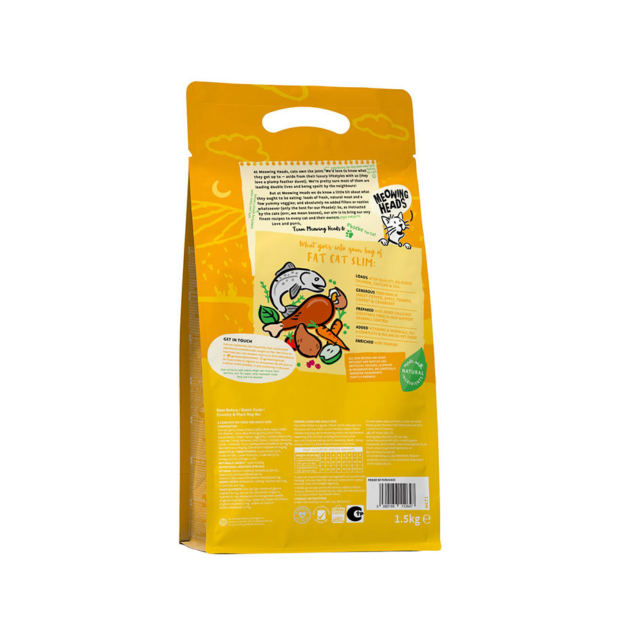 Meowing Heads Fat Cat Slim - ( 1.5kg x 4 )