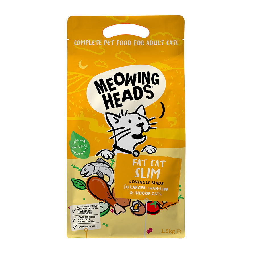Meowing Heads Fat Cat Slim - ( 1.5kg x 4 )