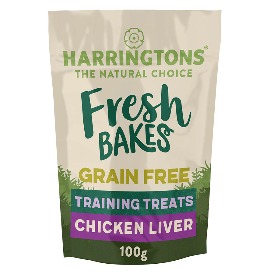 Harringtons Fresh Bakes Grain Free Dog Training Treats Chicken - ( 100g x 9)