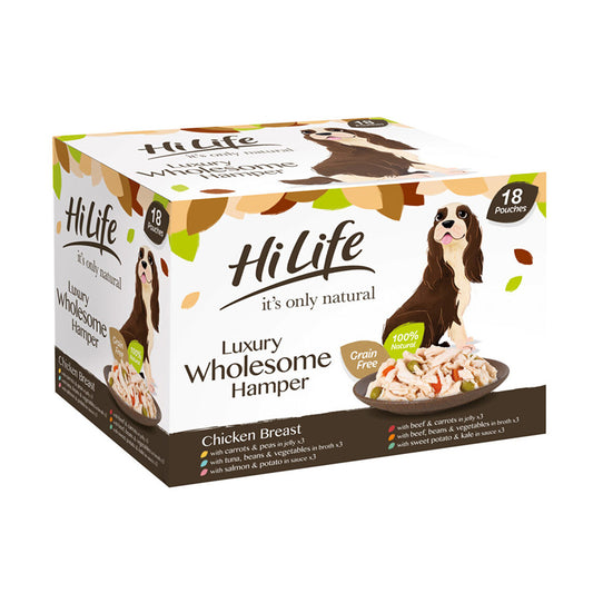 HiLife it's only natural - The Luxury Wholesome Hamper - 18x100g