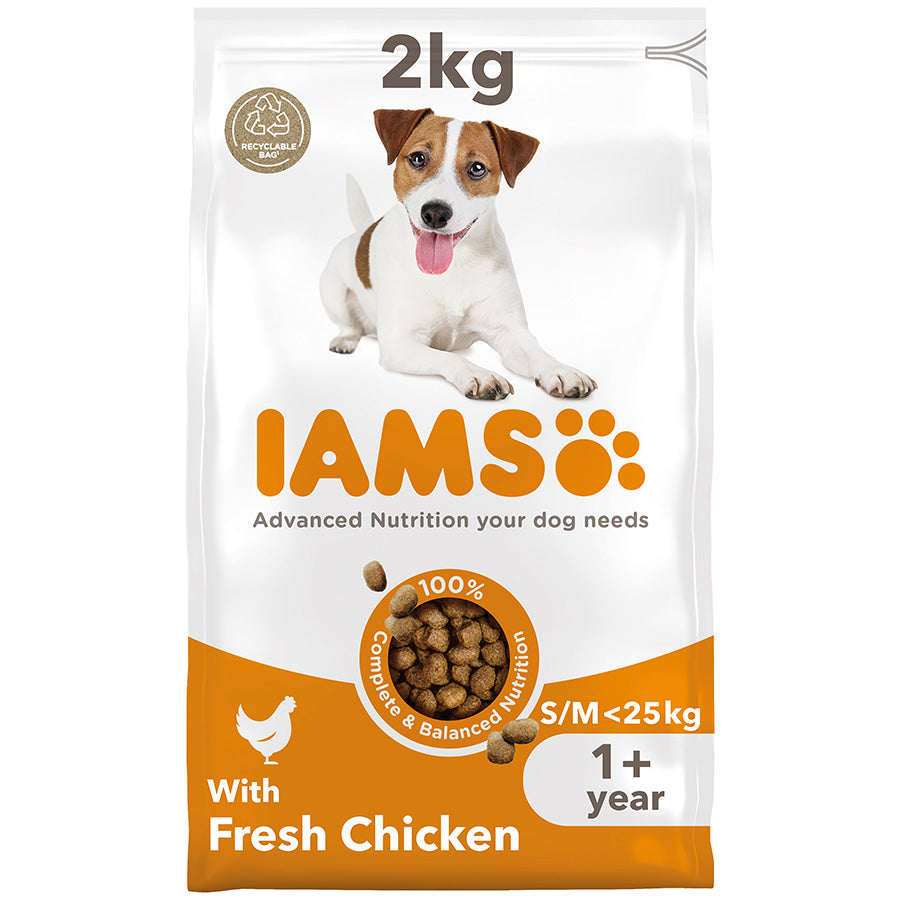IAMS Advanced Nutrition Dog Small - Medium with fresh chicken 1+ Years - 2kg