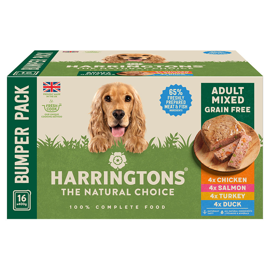 Harringtons Adult Complete Grain Free Mixed Selection 16pk, 400g