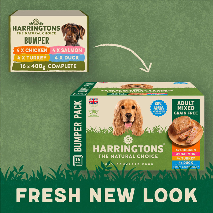 Harringtons Adult Complete Grain Free Mixed Selection 16pk, 400g
