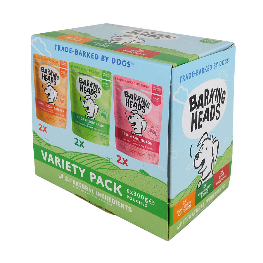 Barking Heads Pouch Variety ( 6pk x 300g )