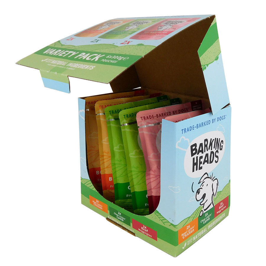 Barking Heads Pouch Variety ( 6pk x 300g )