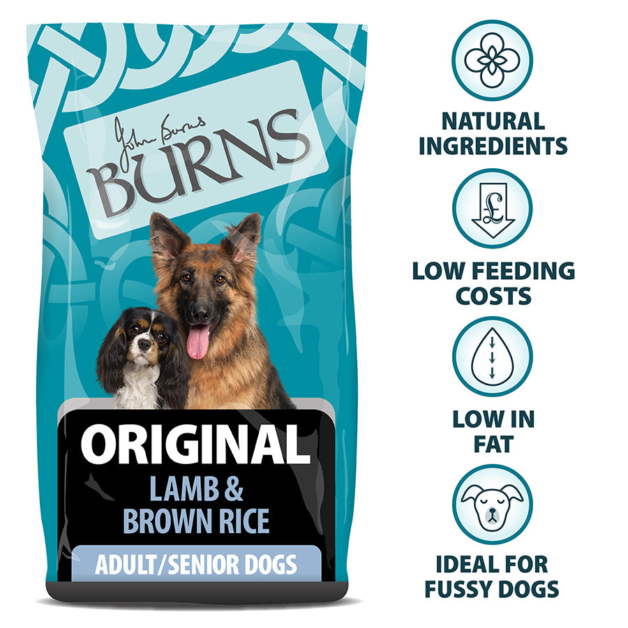 Burns Original Lamb and Brown Rice - 12kg