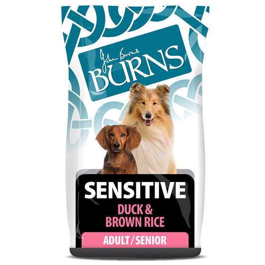 Burns Sensitive Duck and Brown Rice Dry Dog Food - 12kg