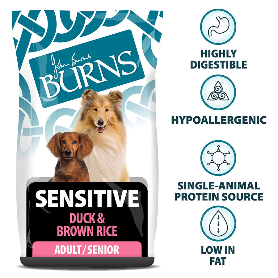 Burns Sensitive Duck and Brown Rice - 6kg