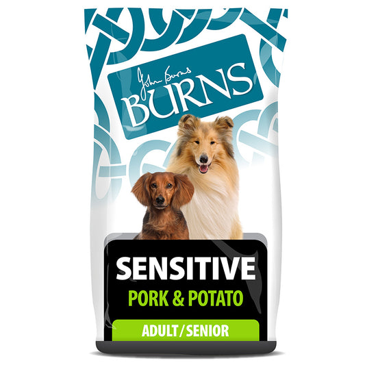 Burns Sensitive Pork and Potato Dog Dry Food- 12kg