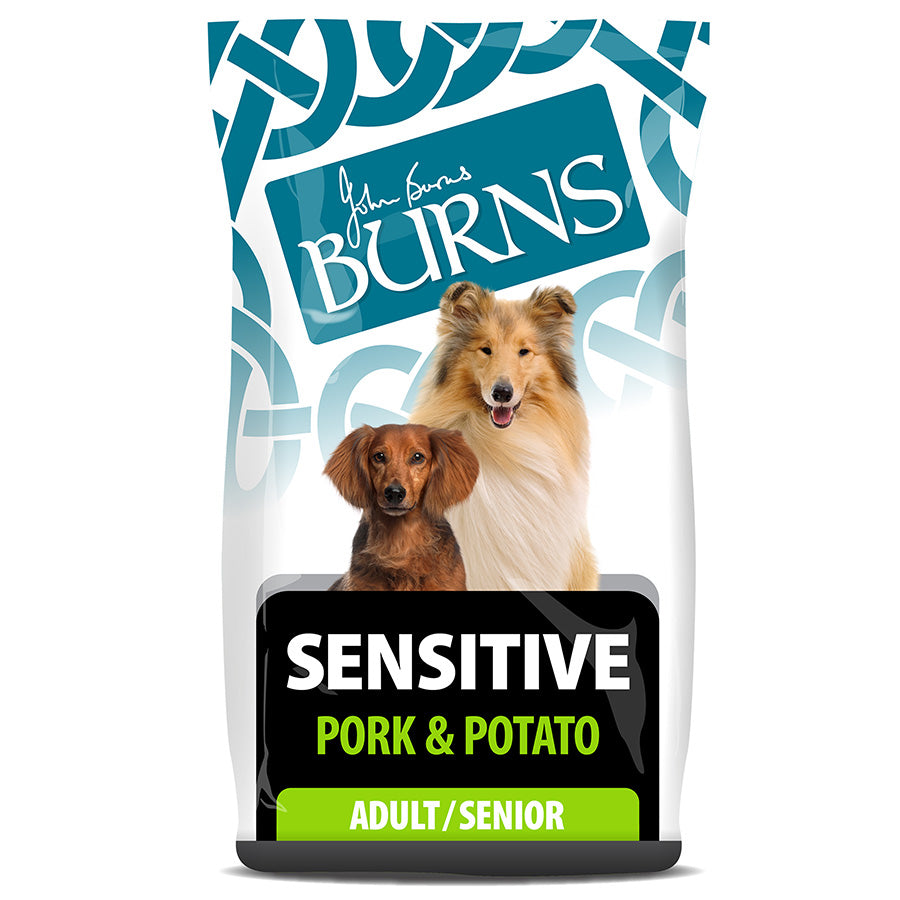 Burns Sensitive Pork and Potato Dry Dog Food - 6kg