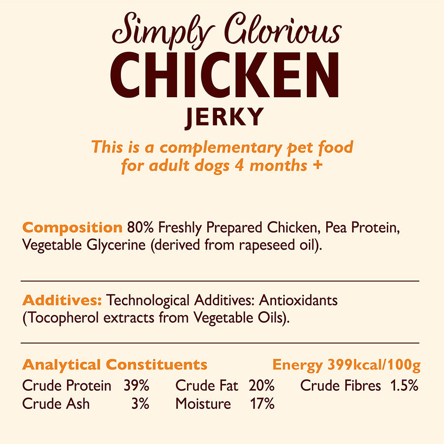 Lily's kitchen Dog Chicken Jerky ( 70g x 8 )