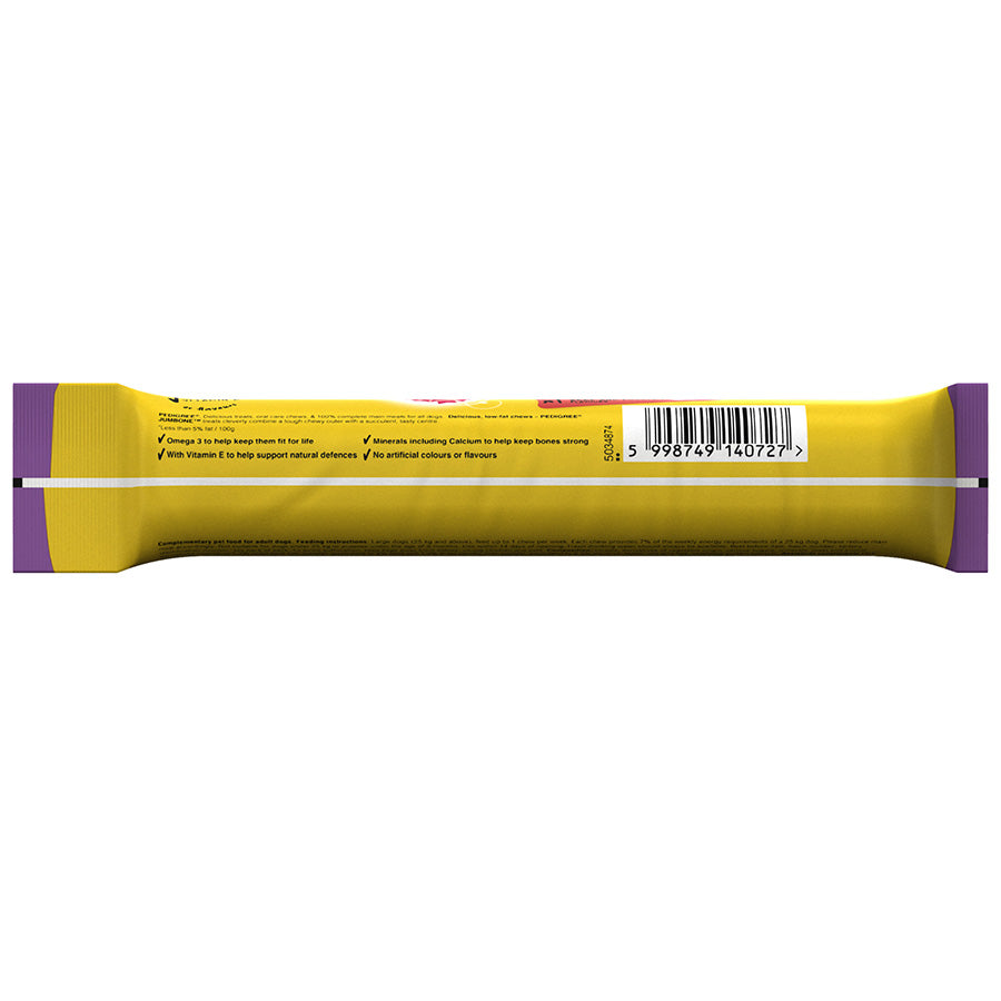 Pedigree Jumbone Large Dog Treat with Beef & Poultry - Pack of 12