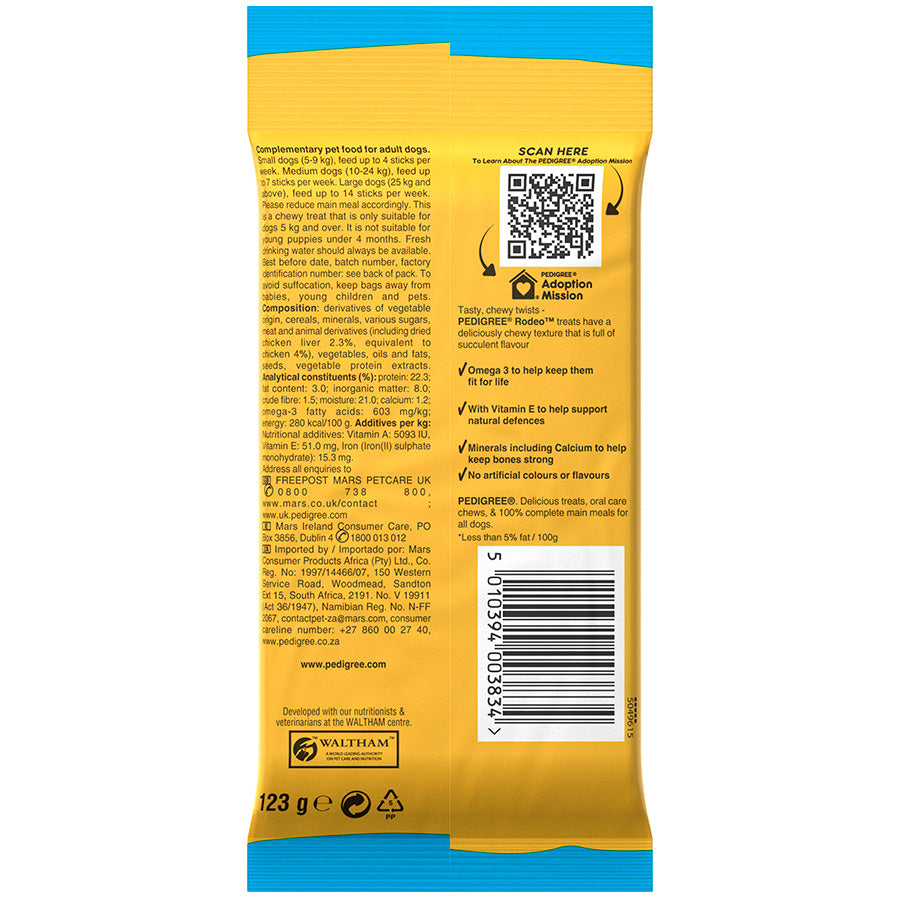 Pedigree Rodeo Dog Treats with Chicken - ( 7 stk × 12 packs )