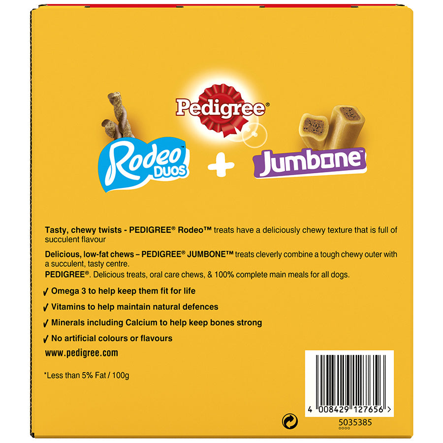 Pedigree Rodeo Duos & Jumbone Medium Mega Box - 780g
