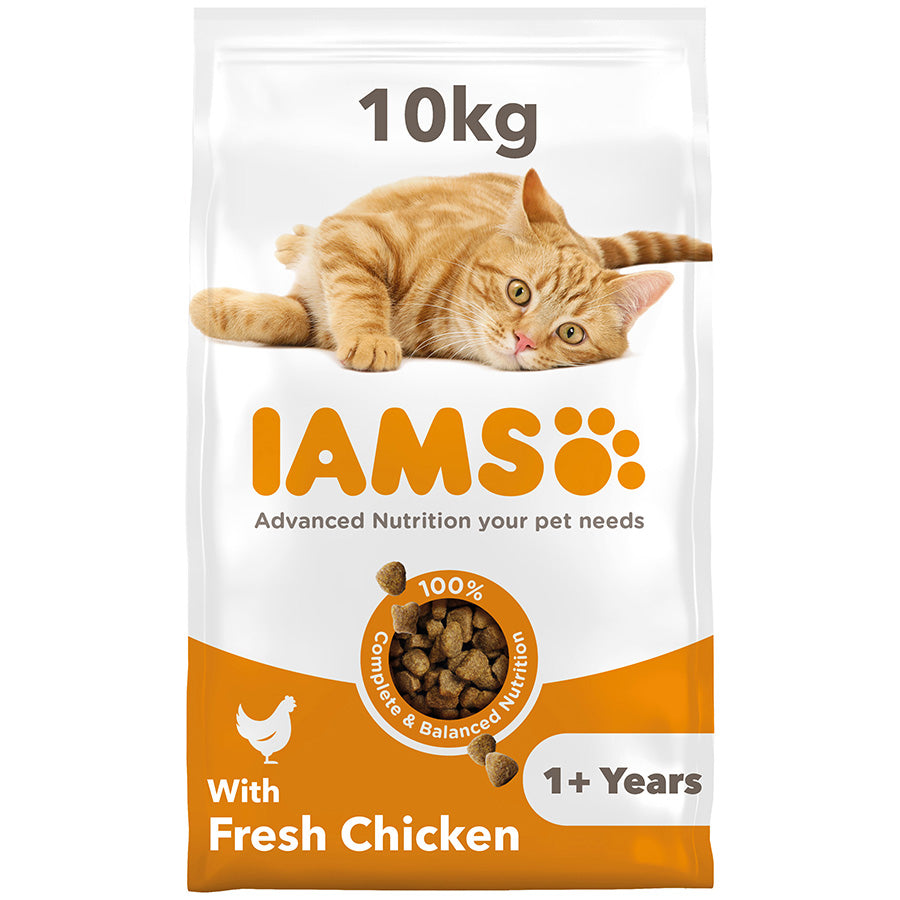 IAMS Adult Dry Cat Food Chicken 10kg