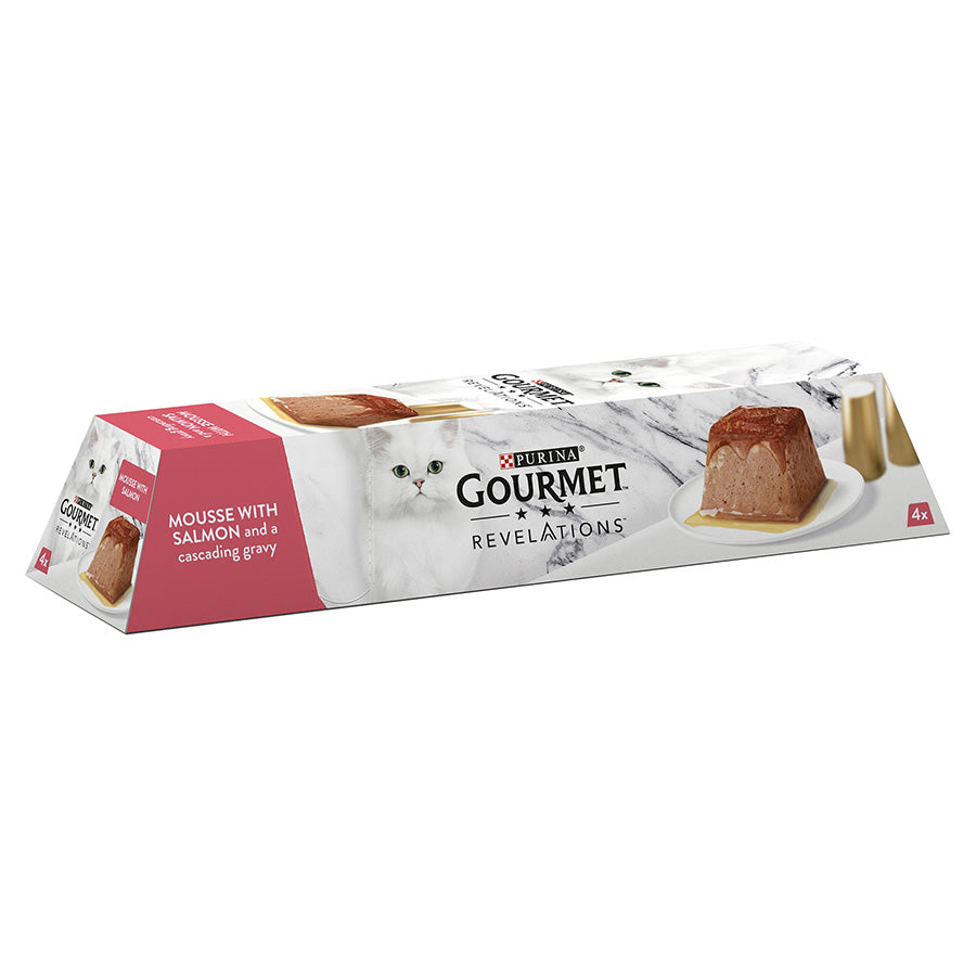 Gourmet Revelations Salmon Wet Cat Food ( 4 x 57g ) x 6 Packs