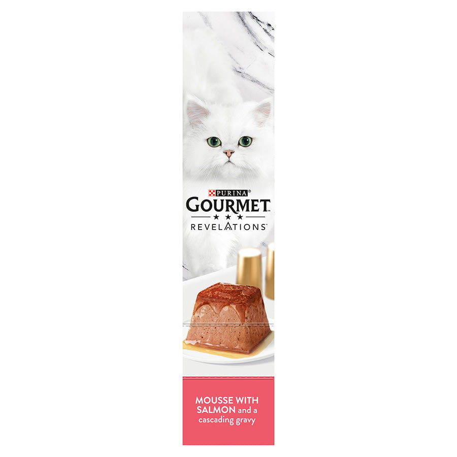 Gourmet Revelations Salmon Wet Cat Food ( 4 x 57g ) x 6 Packs