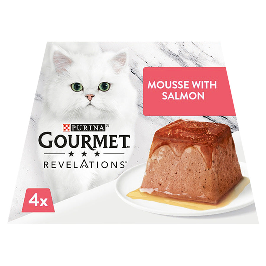 Gourmet Revelations Salmon Wet Cat Food ( 4 x 57g ) x 6 Packs