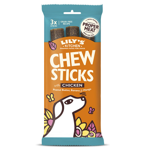 Lily's Kitchen Adult Dog Chew Sticks Chicken ( 120g x 10 )