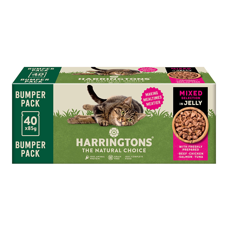 Harringtons Cat Mixed Selection in Jelly 40pk . 85g