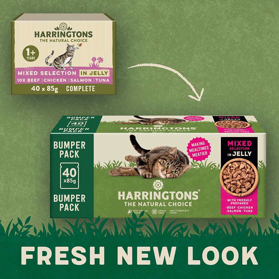 Harringtons Cat Mixed Selection in Jelly 40pk . 85g