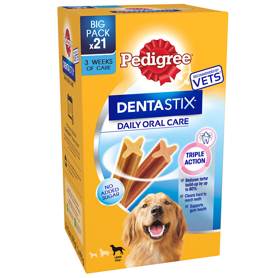 Pedigree Dentastix Daily Adult Large Dog Treats ( 21stk x 4 )