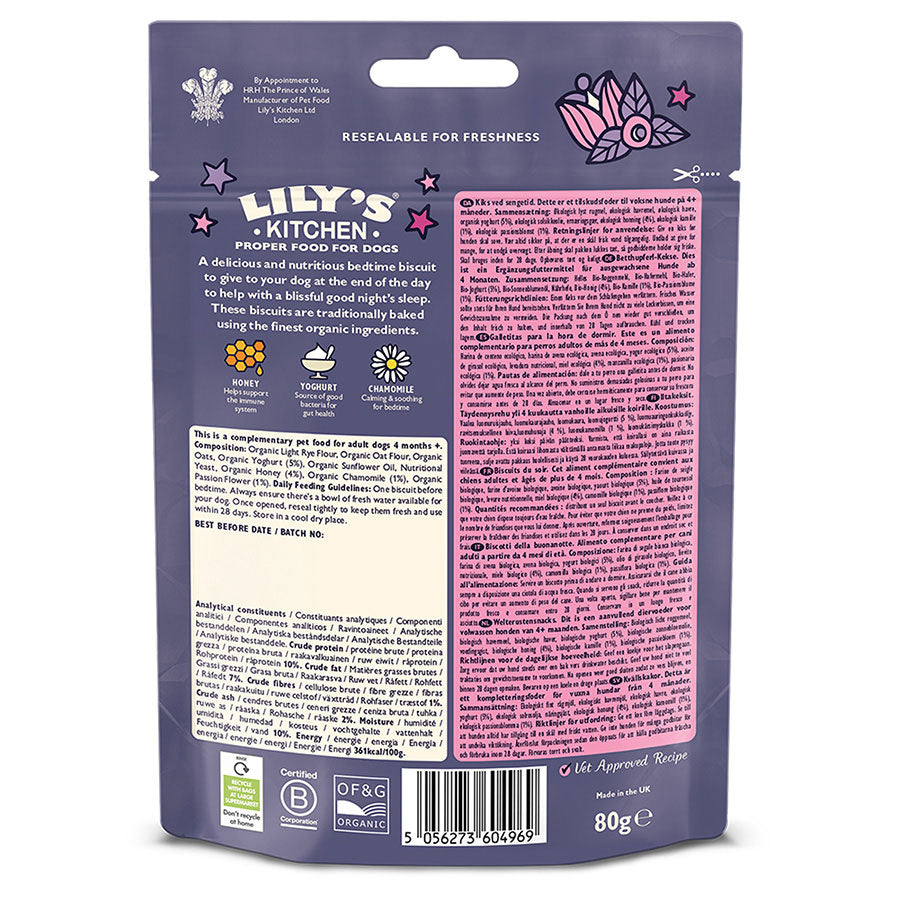 Lily's Kitchen Dog Bedtime Biscuits ( 80g x 8 )