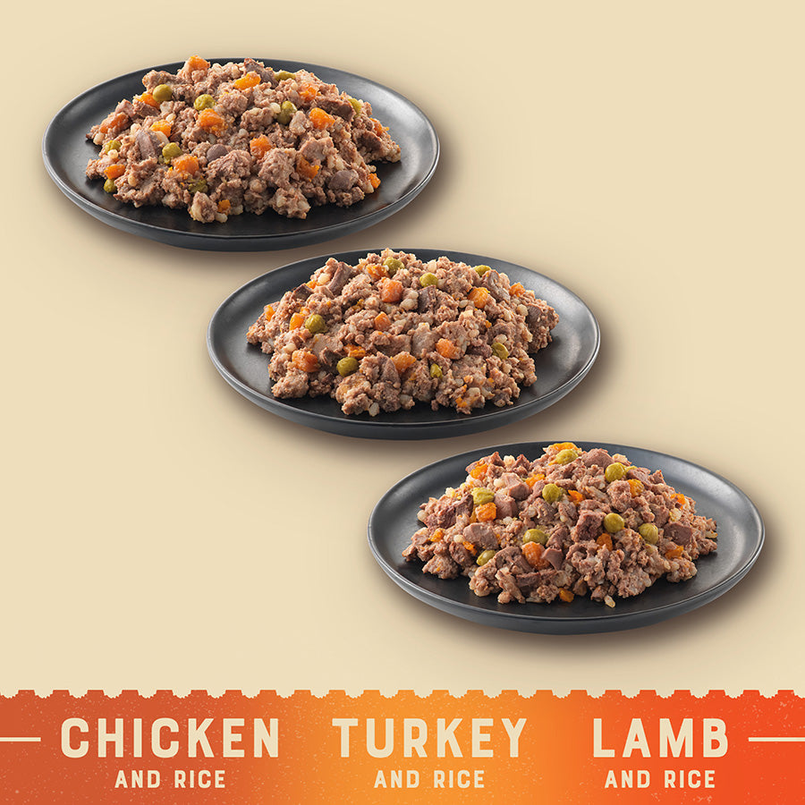 James Wellbeloved Adult Wet Dog Food Tins Turkey, Lamb & Chicken in Loaf 12 Pack - 400g