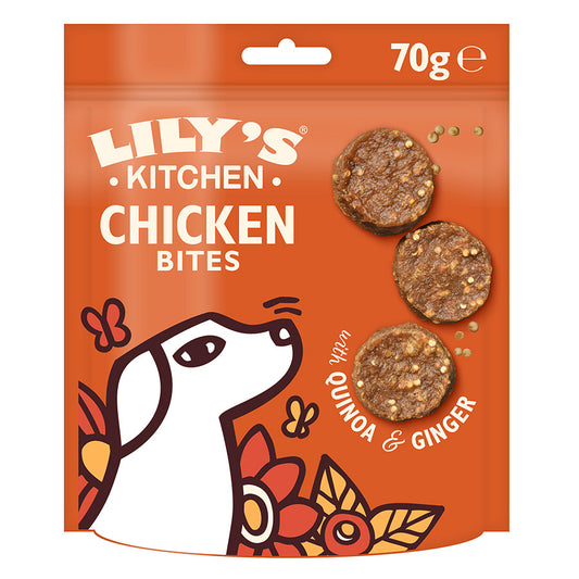 Lily's Kitchen Dog Chicken Bites - ( 70g x 8 )